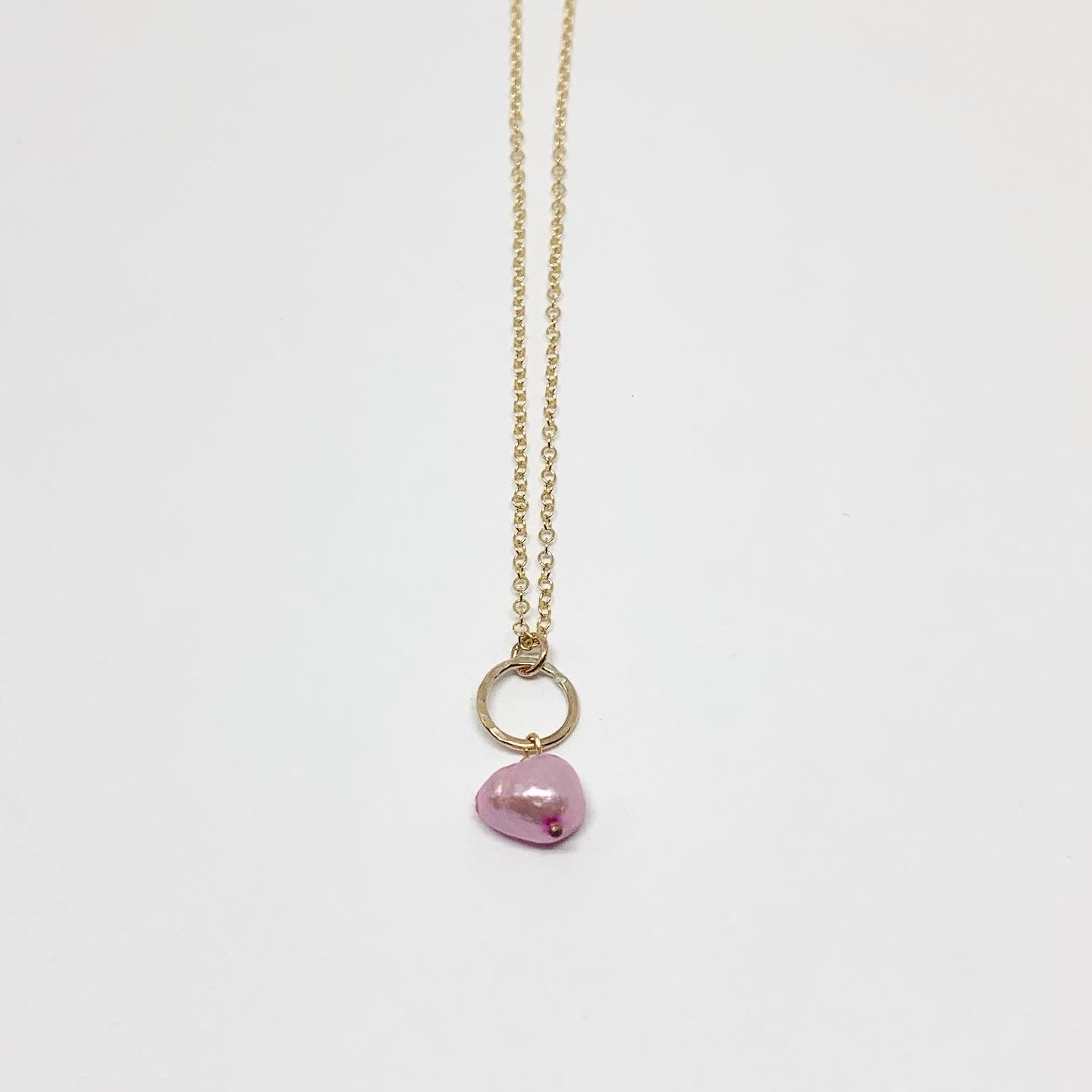 Mermaid Pearl Drop Charm Necklace