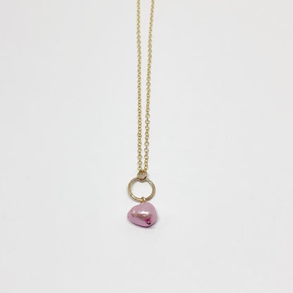 Mermaid Pearl Drop Charm Necklace