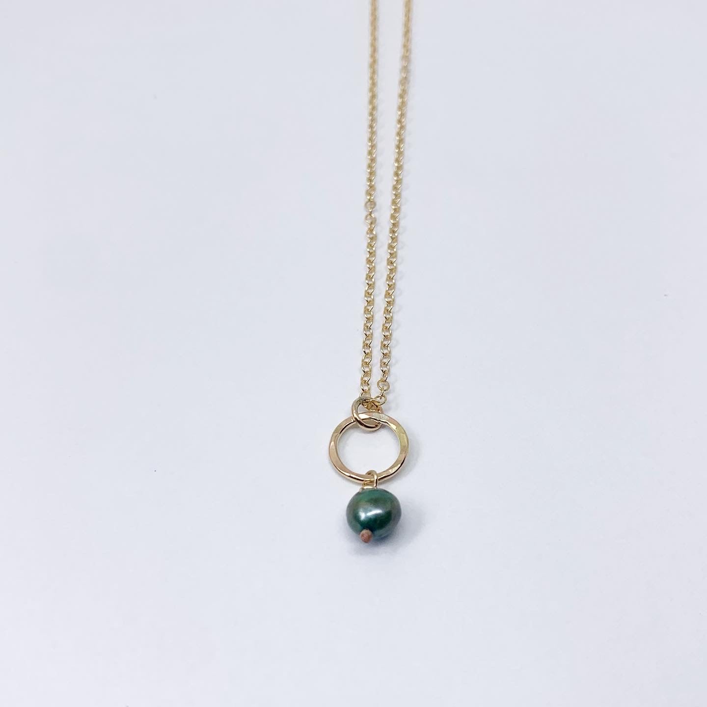 Mermaid Pearl Drop Charm Necklace